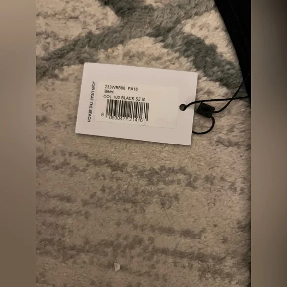 The Attico Black Bikini Size Medium - Picture 8 of 11